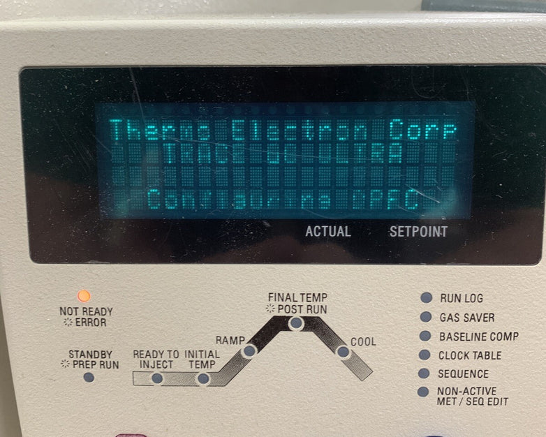 Thermo Scientific Trace GC Ultra w/ AI 3000 Auto Sampler Powers On