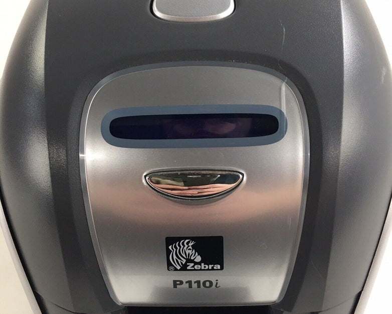 Zebra P110i Thermal Single-Sided Direct Card Printer Needs Printhead Tested