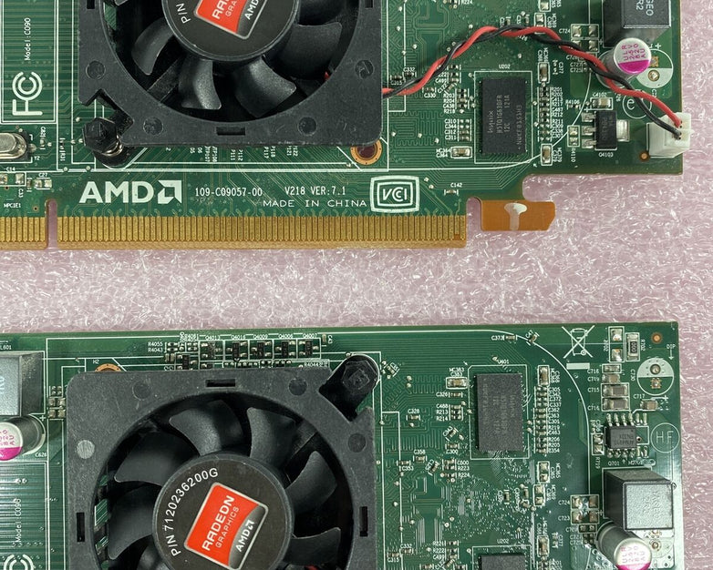 Dell 01CX3M 512MB ATI Radeon HD6350 DMS-59 Video Cards 109-C09057-00 (Lot of 6)