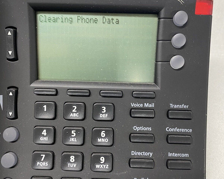 Lot( 2 ) Shoretel 230 VOIP IP Business Phone Black w Handset and Stand