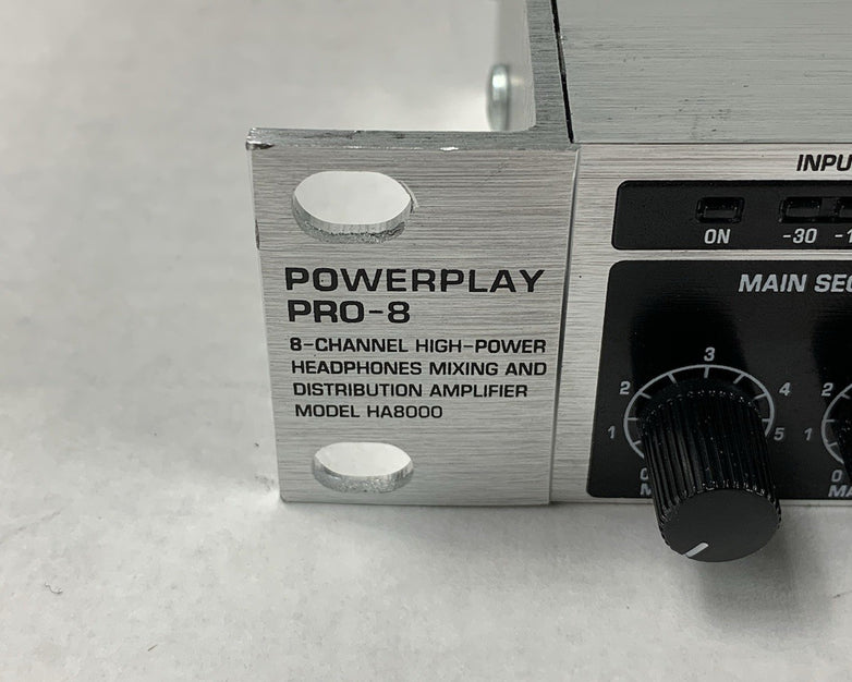 Behringer PowerPlay Pro-8 HA8000 8-Channel Headphone Mixer and Amplifier