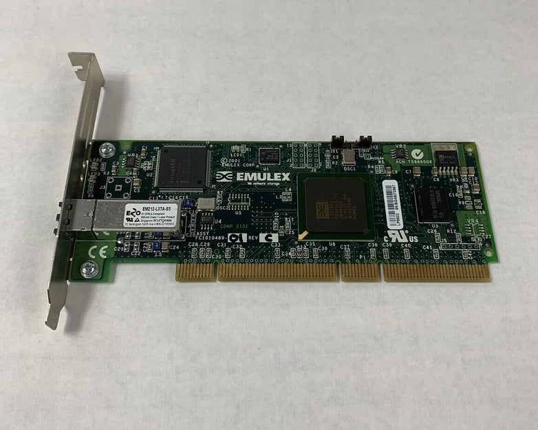 HP 2GB PCI-x FC LP9802 Network Adapter 336070-001 FC1010489-01 Emulex Cards