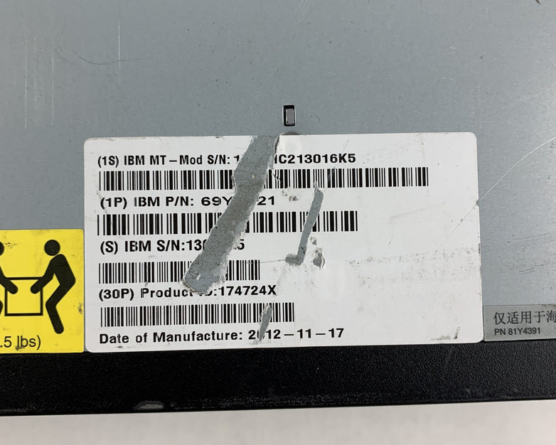 IBM 1747-HC2 69Y2921 170-6070-01 System Storage Enclosure Chassis 2x Power Supp