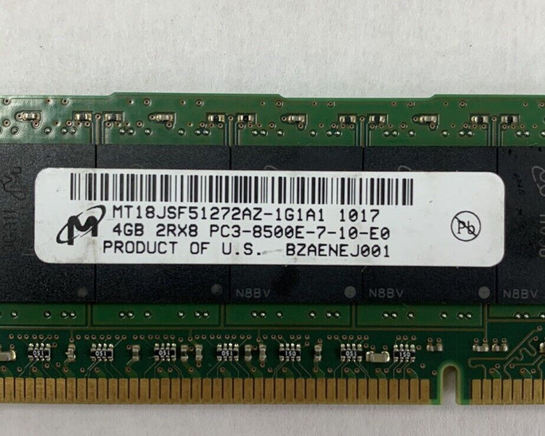 16GB Kit 4GBx4 2RX8 PC3-8500E RAM