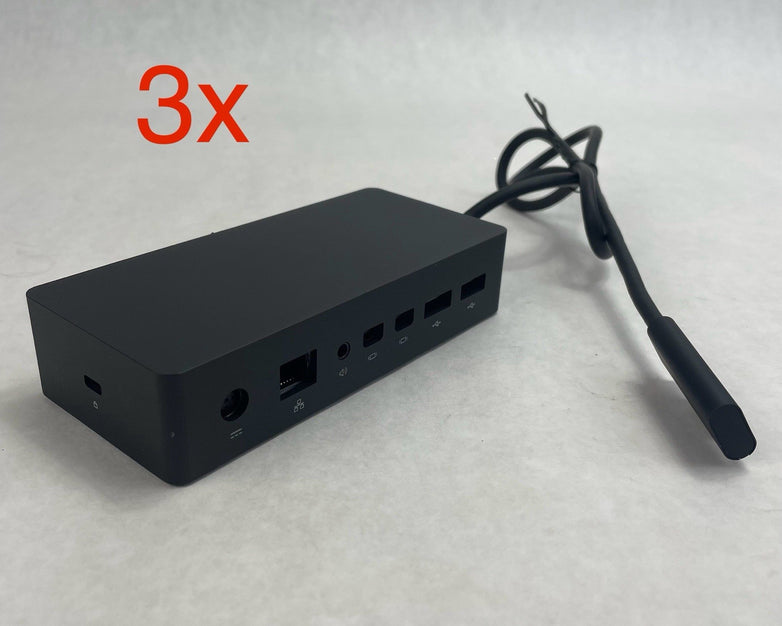 Microsoft 1661 USB Dock Docking Station for Surface Book Pro Lot of 3