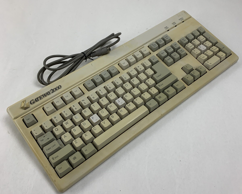 Gateway 2000 219600X-XX-XXX Vintage Keyboard Tested