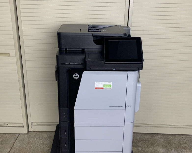 HP LaserJet Enterprise Flow MFP M680 Color Printer CZ250A Tested Bad Clip In Top