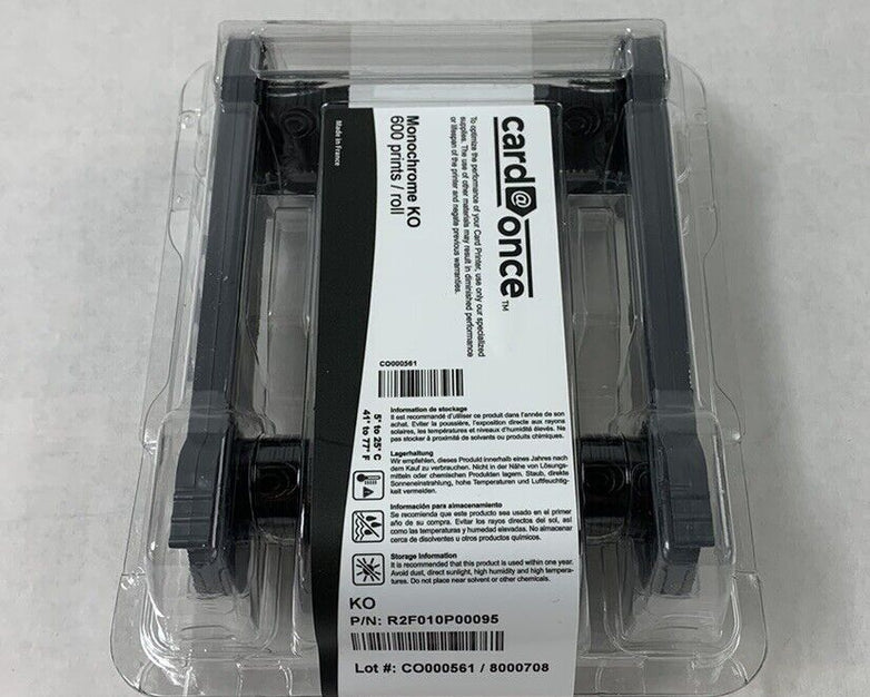 Card@Once R2F010P00095 Monochrome KO 600 Prints / Roll Ribbon Cartridge