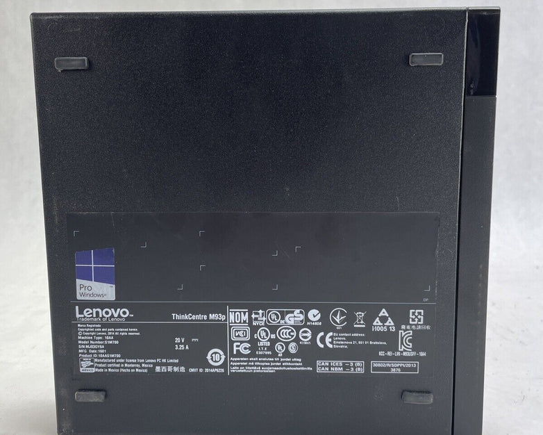 Lenovo ThinkCentre M93P Micro Intel Core i5-4570T 2.9Ghz 4GB RAM No HDD No OS