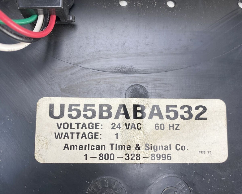 American Time and Signal Company U55BABA532 AllSyncplus 13 inch Wall Clock