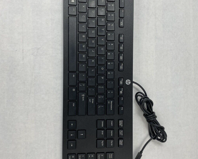 Lot of 6 HP PH0U USB Slim Keyboard Tested