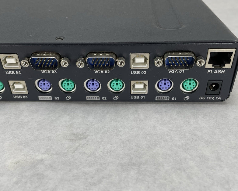 Belkin P81041-A OmniView PRO2 8-Ports External KVM Switch Power Teseted