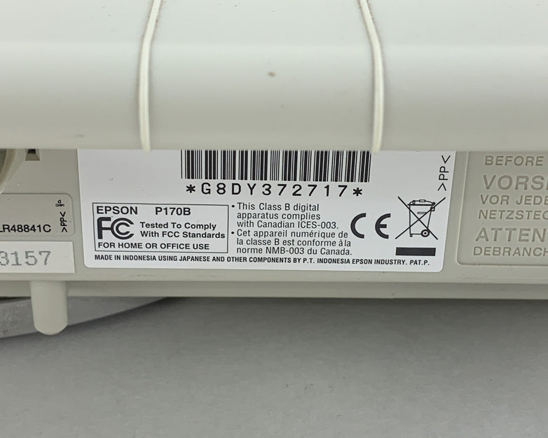 Epson LX-300+II P170B Dot Matrix 9-Pin Printer Tested No Ribbon