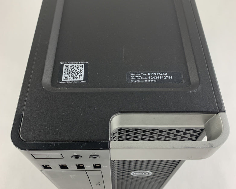 Dell Precision Tower 5810 E5-1620v3 3.5 GHz 64 GB RAM Quadro K4200 No HDD No OS