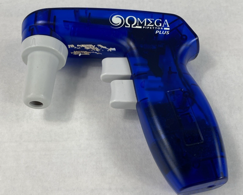 Omega Pipettor Plus Electronic Pipette Untested