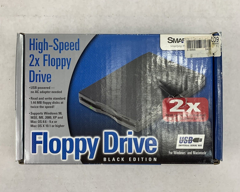 SmartDisk High-Speed 2x Floppy Drive Black Edition
