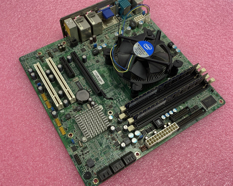 DFI PT330 Motherboard Intel Core i5-650 3.2GHz 4GB RAM w/ Shield