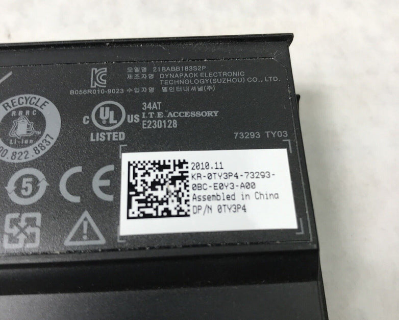 (Lot of 4) Genuine Dell TY3P4 11.1V Laptop Battery Rechargeable Li-ion Battery