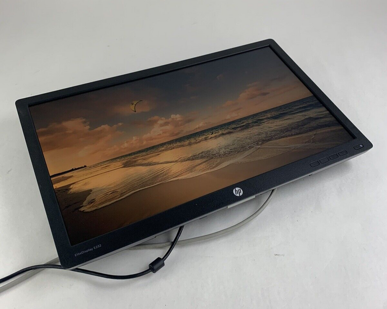 HP EliteDisplay E232 23" Widescreen HDMI LED Monitor 1920x1080 Grade B No Stand