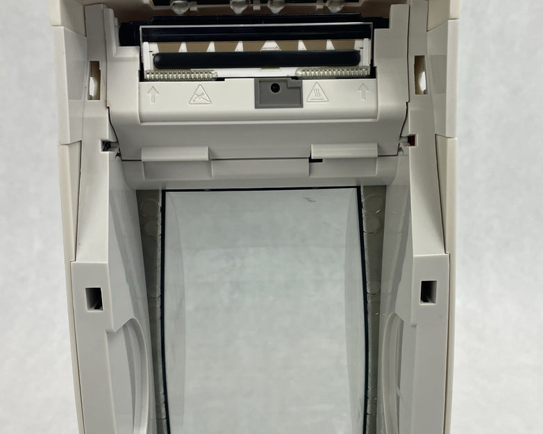 Zebra LP 2824 Z Direct Thermal Barcode Label Printer Tested For Parts No Clamps