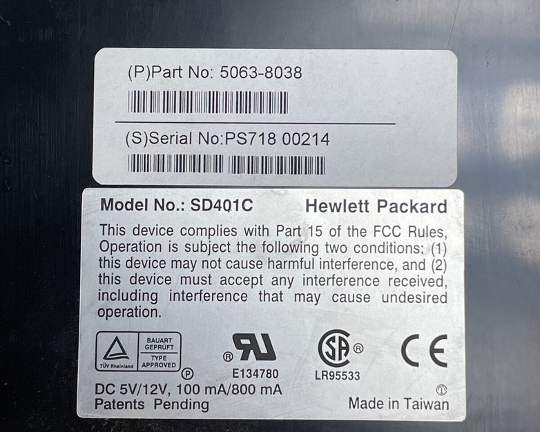 HP SD401C 5063-8038 PhotoDrive w/Bezel