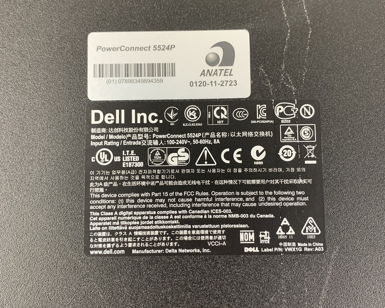 Dell Powerconnect 6224 24 Port Gigabit Ethernet Switch Tested Reset