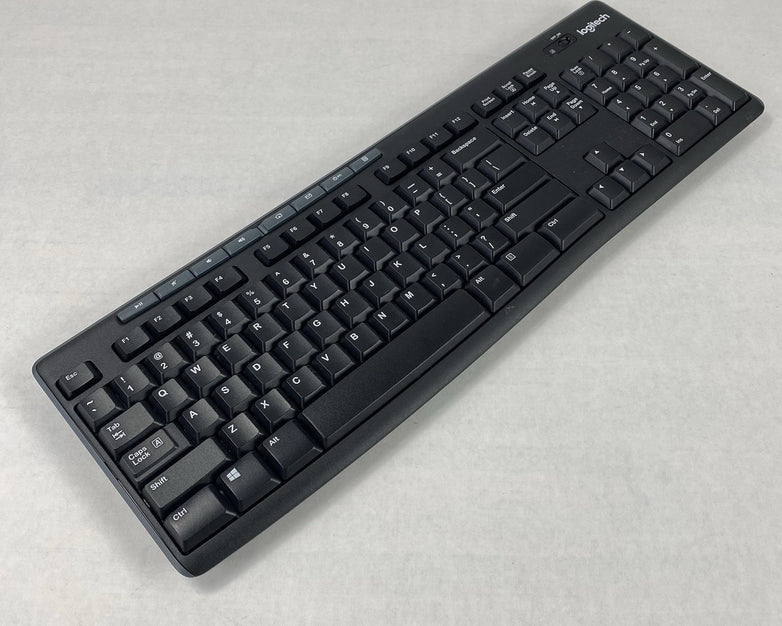 Logitech K270 Y-R0042 Wireless Keyboard Power Tested No USB Dongle - Lot of 7