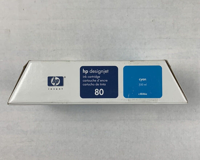 HP Cyan 350ml C4846A Ink Designjet 1000 (Lot of 2)