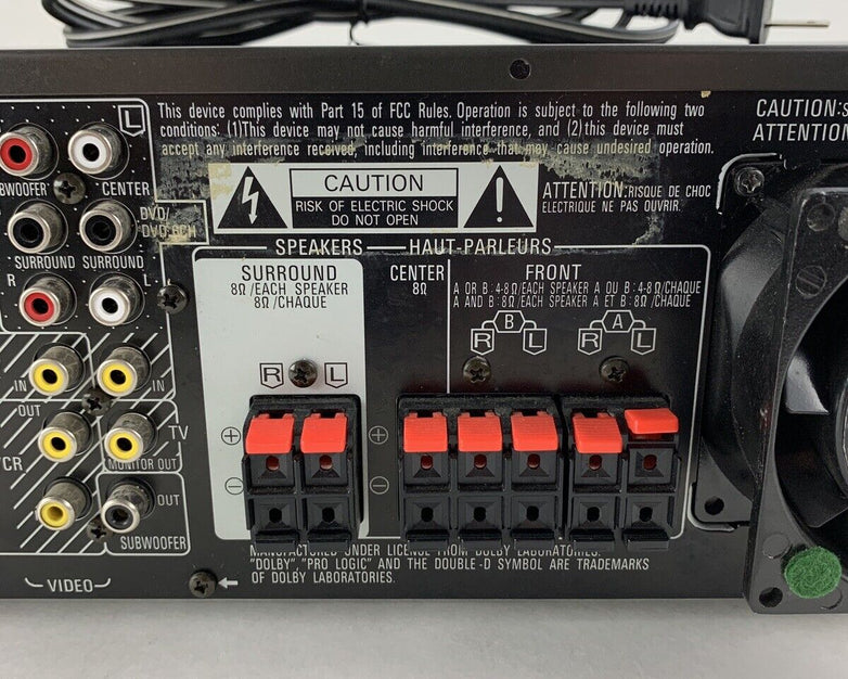 Technics SA-AX540 Stereo Receiver Tested Loud Fan No Remote