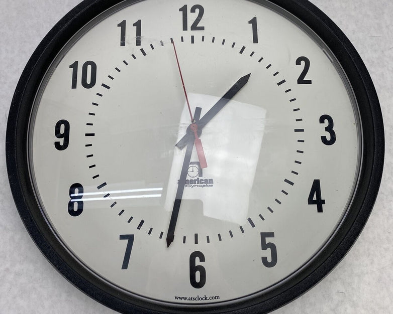 American Time and Signal Company U55BABA532 AllSyncplus 13 inch Wall Clock