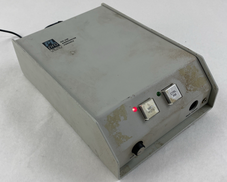 Clear-Com AB-100 On-Air Announcer Console with AC Adapter Power Tested