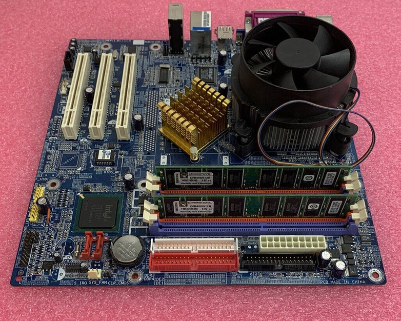 Gigabyte 81865GVMK-775 Motherboard Intel Pentium 4 3GHz 1GB RAM w/Shield