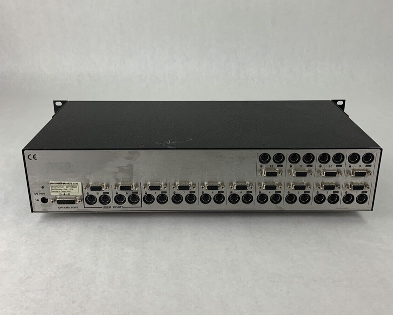 Black Box ServSwitch DUO R2 P/N KV6112FA Tested Auto Scan Button Missing Cover