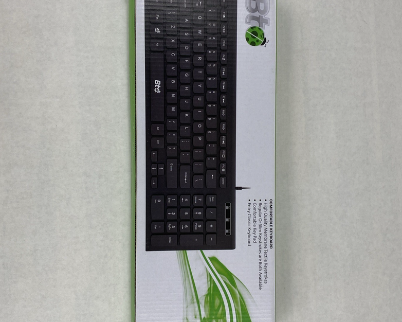 BTO USB Wired Comfortable Keyboard