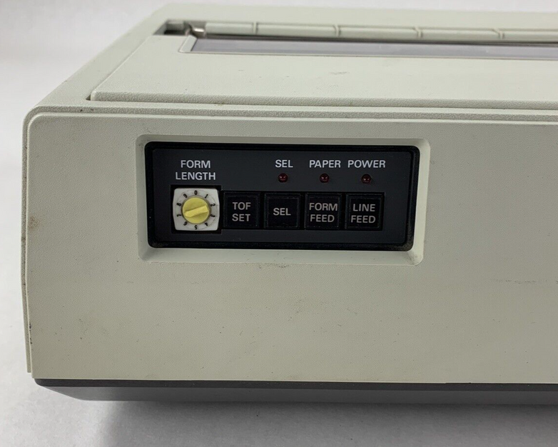 Okidata u92 Microline 9-Pin Vintage Dot Matrix Self Tested