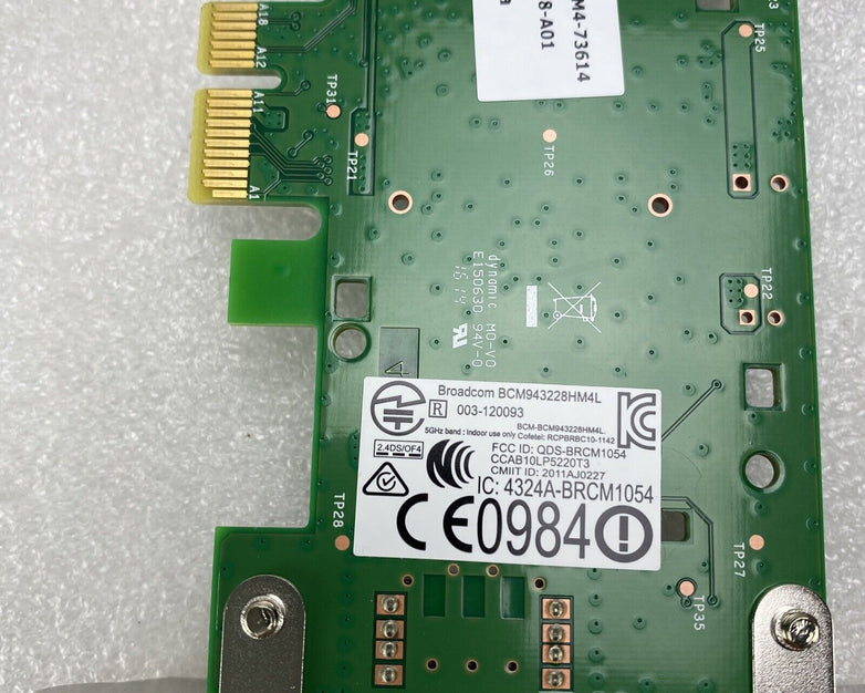 Dell 01MKM4 PCIe Network Card 03676J (Lot of 5)