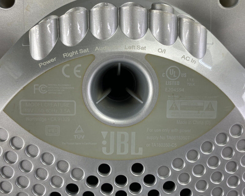 JBL Silver Creature Speaker No PSU -Untested