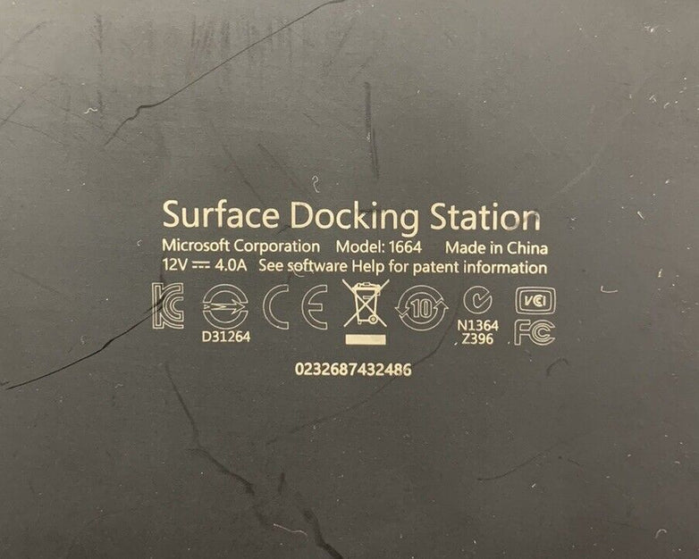 Microsoft Surface Pro 3 1664 USB 3.0 Docking Station (Lot of 2)