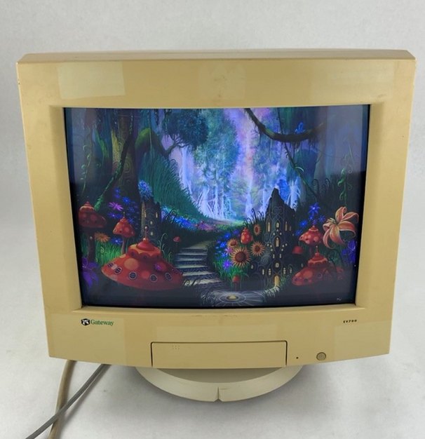 Gateway 16" EV700 E7006 1280x1024 VGA CRT Color Computer Monitor Retro Gaming
