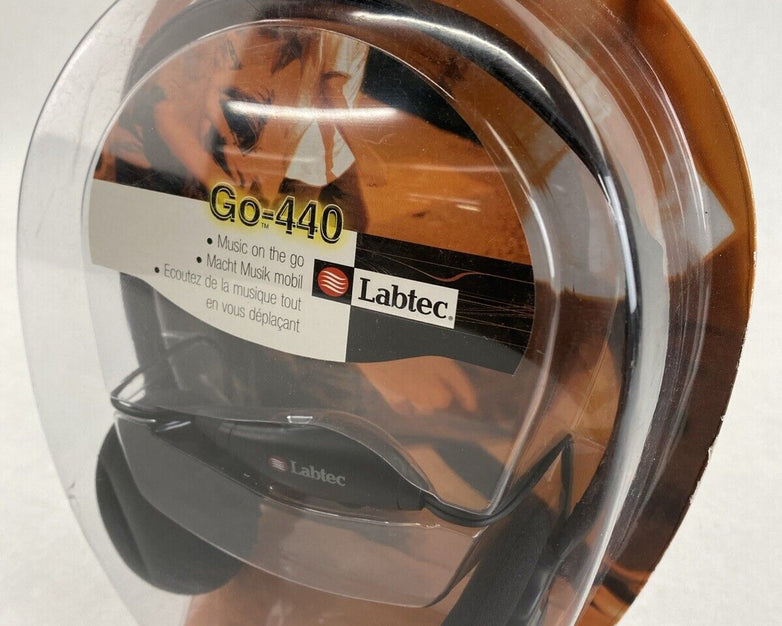 Labtec LT440REXW Go-440 Music Headphones 3.5mm SEALED