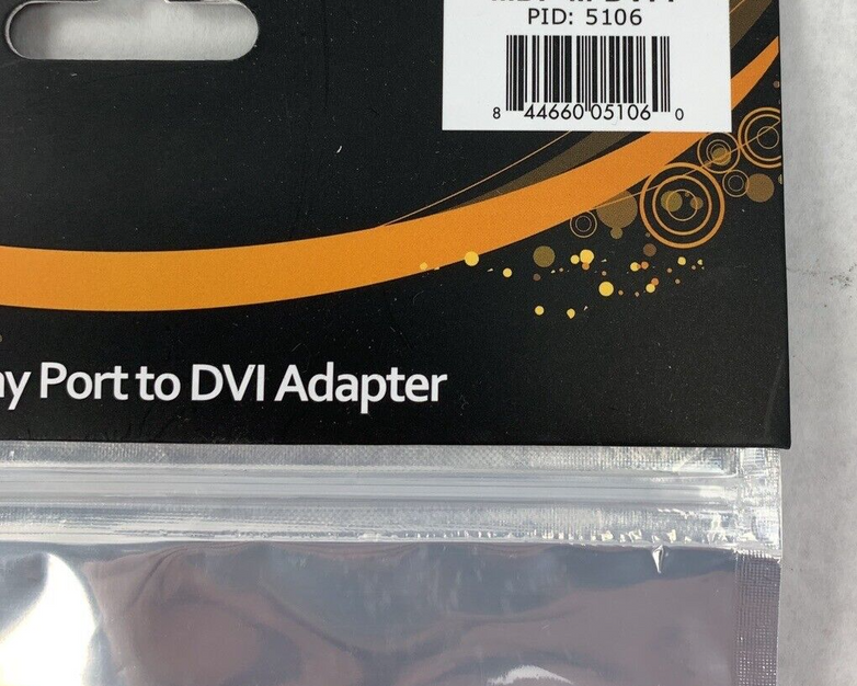Monoprice Mini DisplayPort to DVI Adapter MDP-M-DVI-F (Lot of 3)