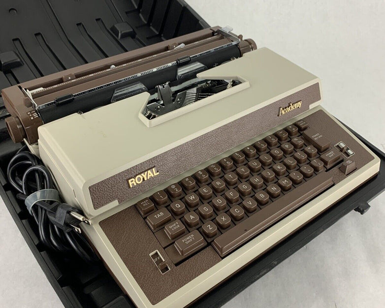 Vintage Royal Business Machines Academy Typewriter in Case Tested