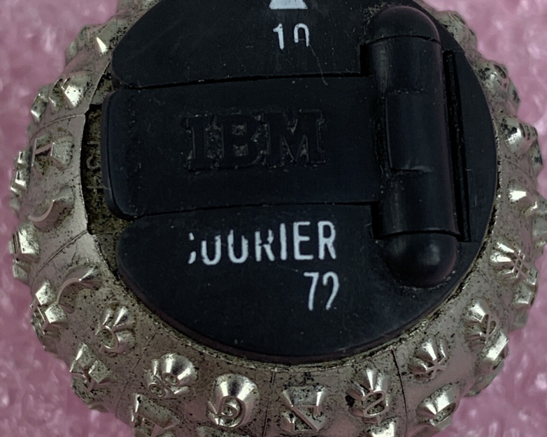IBM Selectric II Element Typeball Courier 72 Pitch