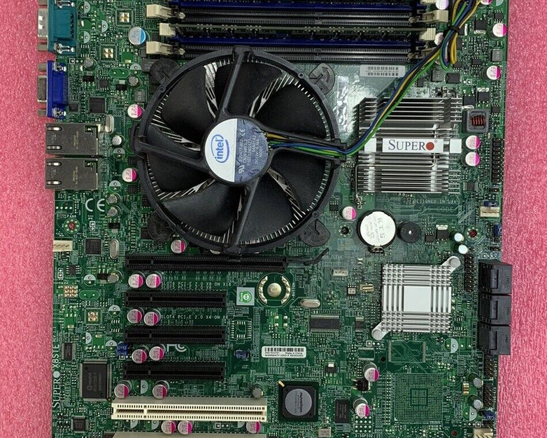 SuperMicro X8STE Motherboard Xeon W3520 2.67GHz 4GB RAM w/Shield