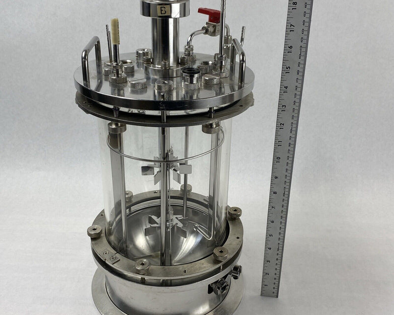 New Brunswick Scientific Q552700 5L Liter Glass Vessel Fermentor Bioreactor