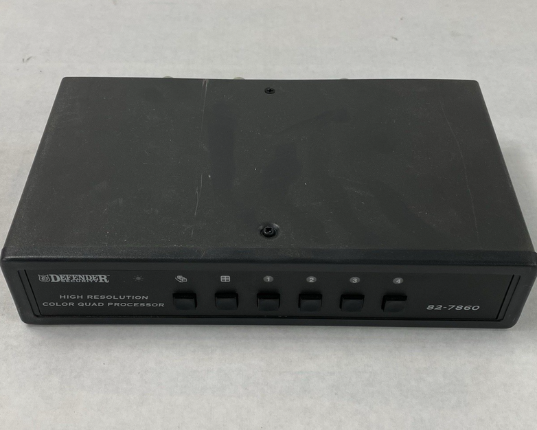 Defender Security 82-7860 NSMP High Resolution Color Quad Processor Untested