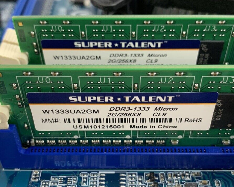 Intel DH55TC Motherboard Intel Core 2 Duo Q9800 2.66GHz 2GB RAM w/ Shield