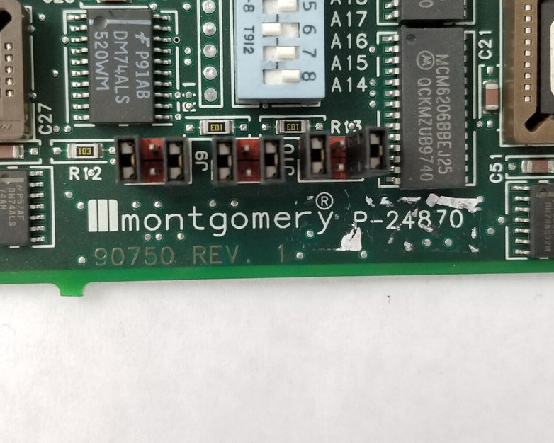 Montgomery P-24870 90750 Rev 1 16Bit ISA Card