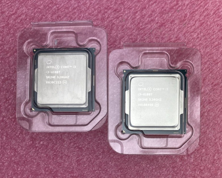 Intel Core i3-6100T CPU Processor 3.20GHz LGA1151 SR2HE Lot Of 2 Tested