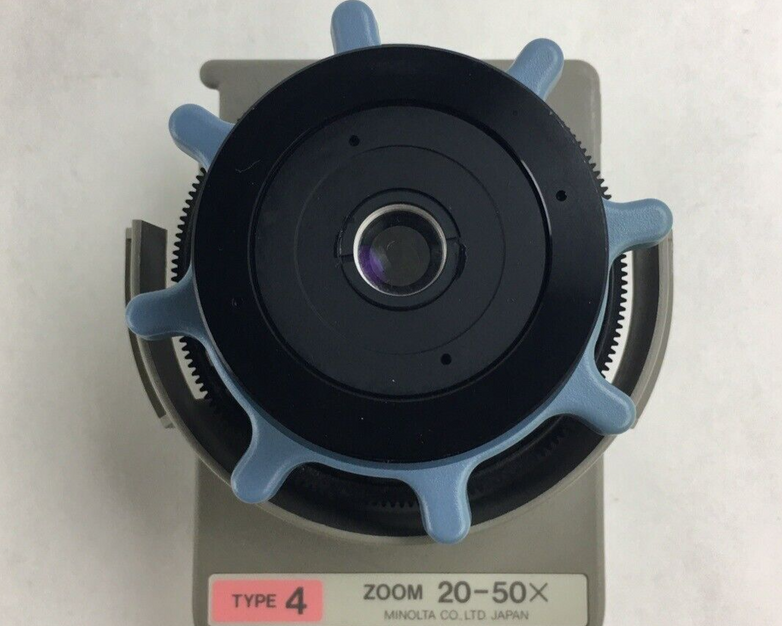 Minolta MS7000 MKII TYPE 4 20x - 50x Zoom Lens For Microfilm Reader
